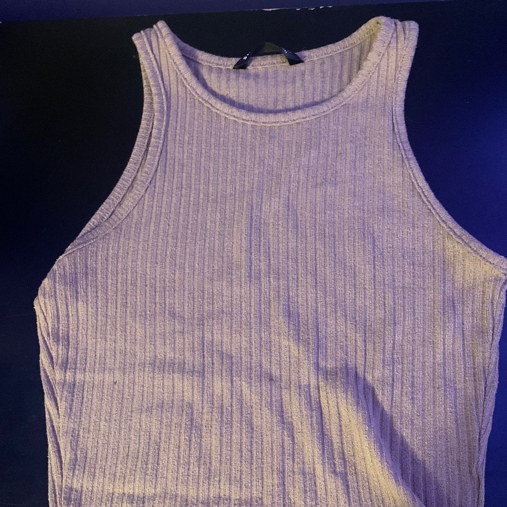 Light Blue Cropped Top